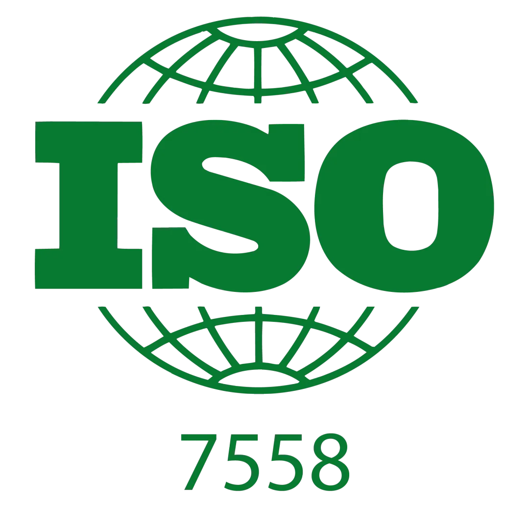 ISO 7558 certificate logo